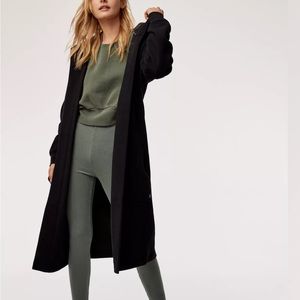 Aritzia TNA sweat fleece robe